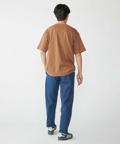 SHIPS / シップス Tシャツ | SHIPS: マイクロ ボーダー リンガー Tシャツ | 詳細3