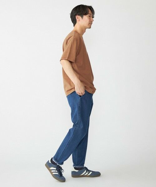 SHIPS / シップス Tシャツ | SHIPS: マイクロ ボーダー リンガー Tシャツ | 詳細4