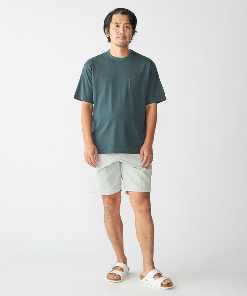 SHIPS / シップス Tシャツ | SHIPS: マイクロ ボーダー リンガー Tシャツ | 詳細10