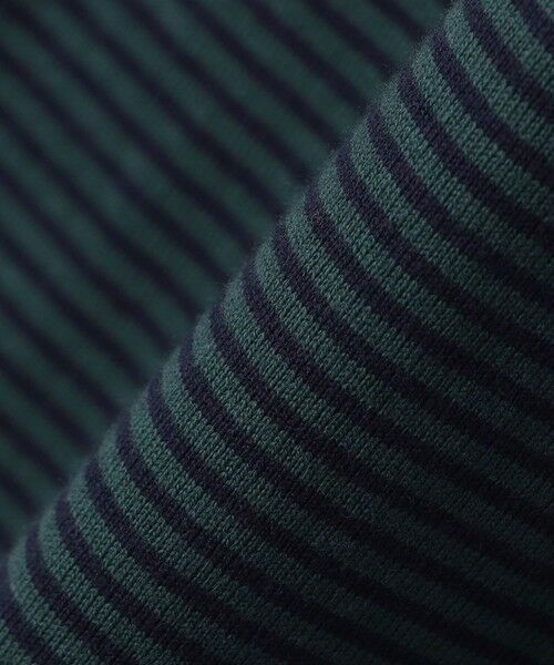 SHIPS / シップス Tシャツ | SHIPS: マイクロ ボーダー リンガー Tシャツ | 詳細12