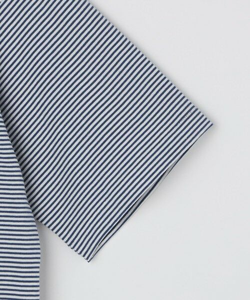 SHIPS / シップス Tシャツ | SHIPS: マイクロ ボーダー リンガー Tシャツ | 詳細17