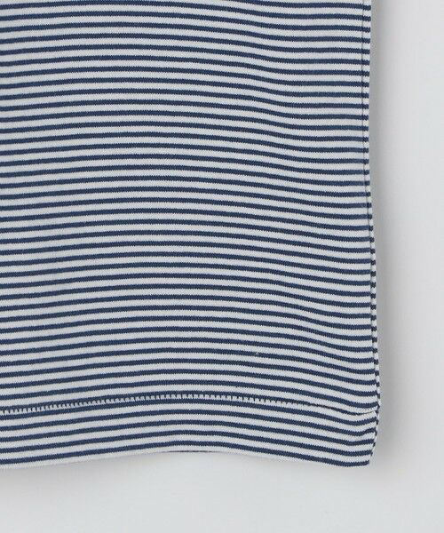 SHIPS / シップス Tシャツ | SHIPS: マイクロ ボーダー リンガー Tシャツ | 詳細18