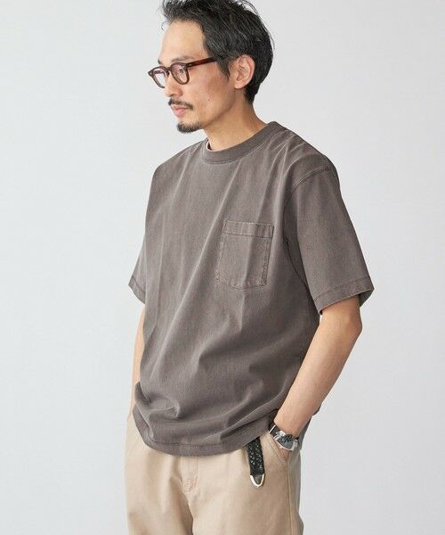 SHIPS / シップス Tシャツ | SHIPS: コットン USA クルーネック ポケット ピグメント Tシャツ | 詳細5