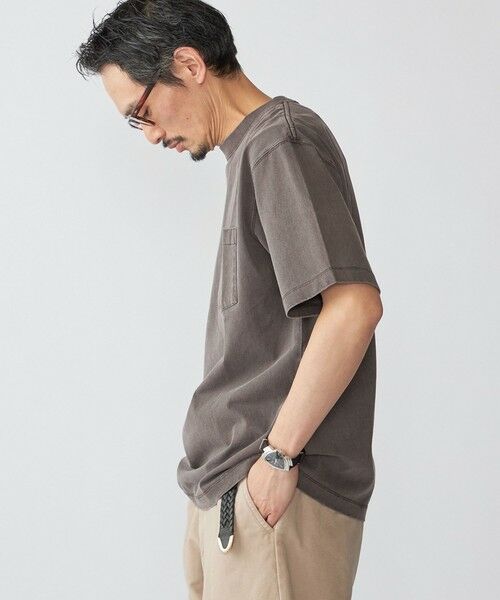 SHIPS / シップス Tシャツ | SHIPS: コットン USA クルーネック ポケット ピグメント Tシャツ | 詳細6