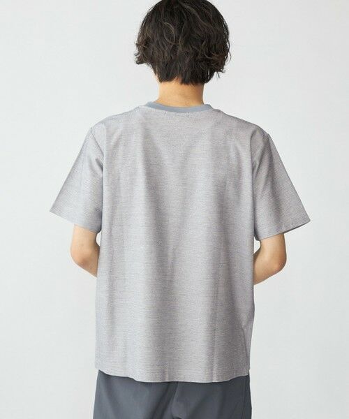 SHIPS / シップス Tシャツ | SHIPS: ジャカード マイクロ ボーダー Tシャツ | 詳細8