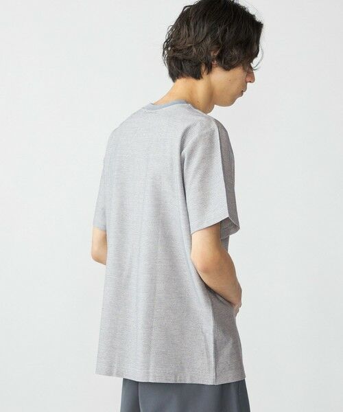 SHIPS / シップス Tシャツ | SHIPS: ジャカード マイクロ ボーダー Tシャツ | 詳細9