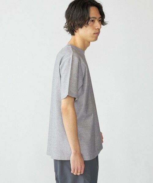 SHIPS / シップス Tシャツ | SHIPS: ジャカード マイクロ ボーダー Tシャツ | 詳細10