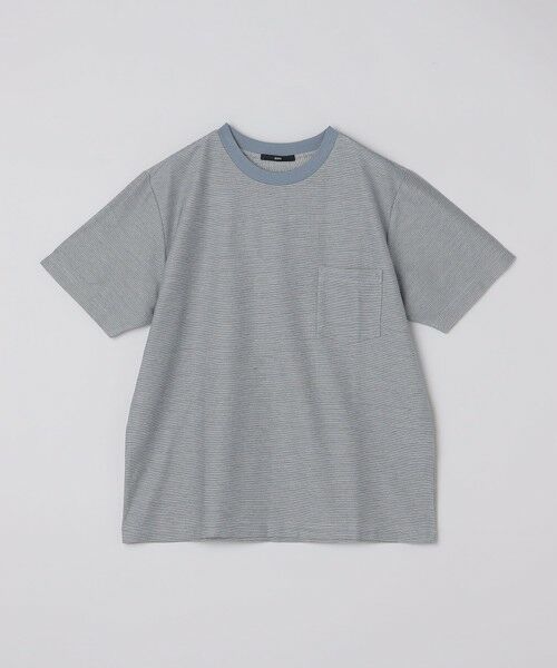 SHIPS / シップス Tシャツ | SHIPS: ジャカード マイクロ ボーダー Tシャツ | 詳細11