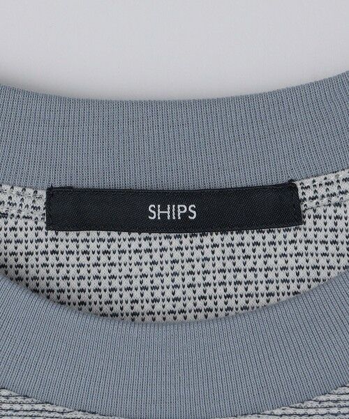 SHIPS / シップス Tシャツ | SHIPS: ジャカード マイクロ ボーダー Tシャツ | 詳細14