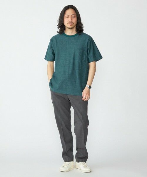 SHIPS / シップス Tシャツ | SHIPS: ジャカード マイクロ ボーダー Tシャツ | 詳細18