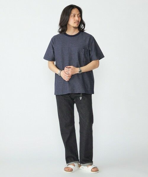 SHIPS / シップス Tシャツ | SHIPS: ジャカード マイクロ ボーダー Tシャツ | 詳細22