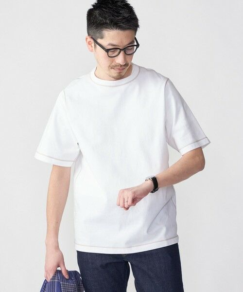SHIPS / シップス Tシャツ | SHIPS: カラー ステッチ Tシャツ | 詳細2