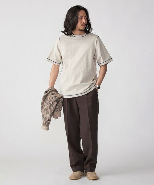 SHIPS / シップス Tシャツ | SHIPS: カラー ステッチ Tシャツ | 詳細6