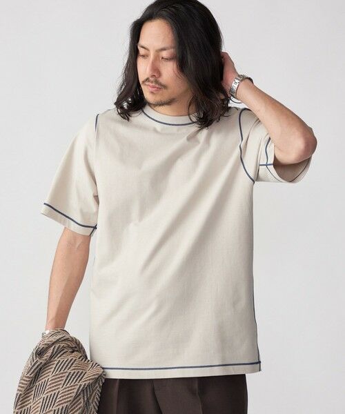 SHIPS / シップス Tシャツ | SHIPS: カラー ステッチ Tシャツ | 詳細10