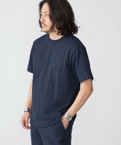 SHIPS / シップス Tシャツ | SHIPS: リンクス ジャカード リーフ柄 Tシャツ