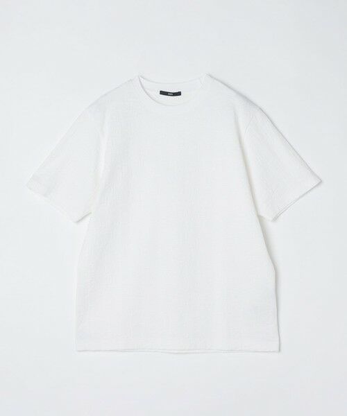 SHIPS / シップス Tシャツ | SHIPS: リンクス ジャカード リーフ柄 Tシャツ | 詳細15