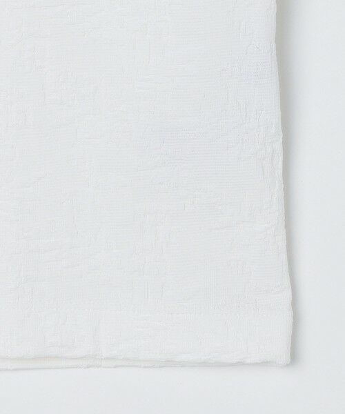 SHIPS / シップス Tシャツ | SHIPS: リンクス ジャカード リーフ柄 Tシャツ | 詳細18