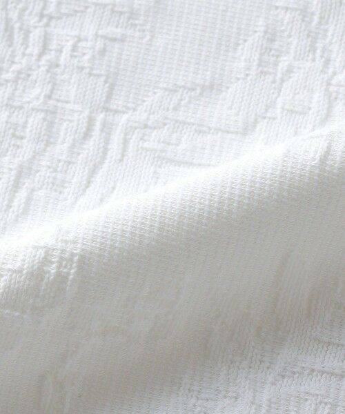 SHIPS / シップス Tシャツ | SHIPS: リンクス ジャカード リーフ柄 Tシャツ | 詳細20