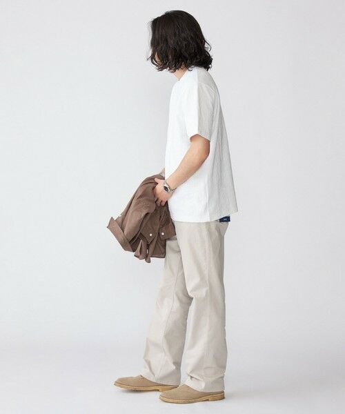 SHIPS / シップス Tシャツ | SHIPS: リンクス ジャカード リーフ柄 Tシャツ | 詳細4