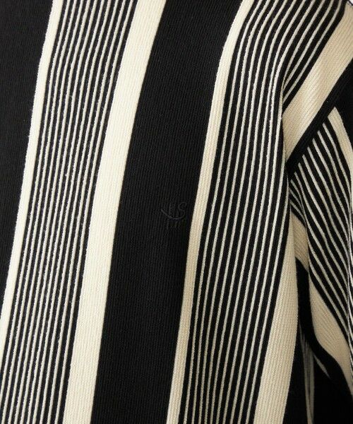 SHIPS / シップス Tシャツ | 【WEB限定】SHIPS:〈吸水速乾〉ワンポイント ロゴ リップル ストライプ Tシャツ | 詳細14