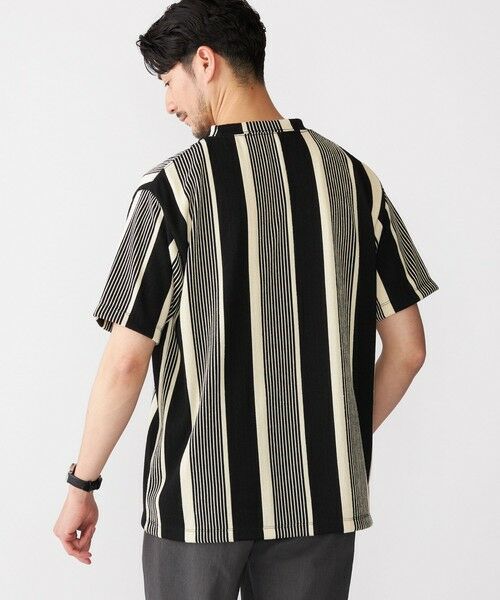 SHIPS / シップス Tシャツ | 【WEB限定】SHIPS:〈吸水速乾〉ワンポイント ロゴ リップル ストライプ Tシャツ | 詳細11