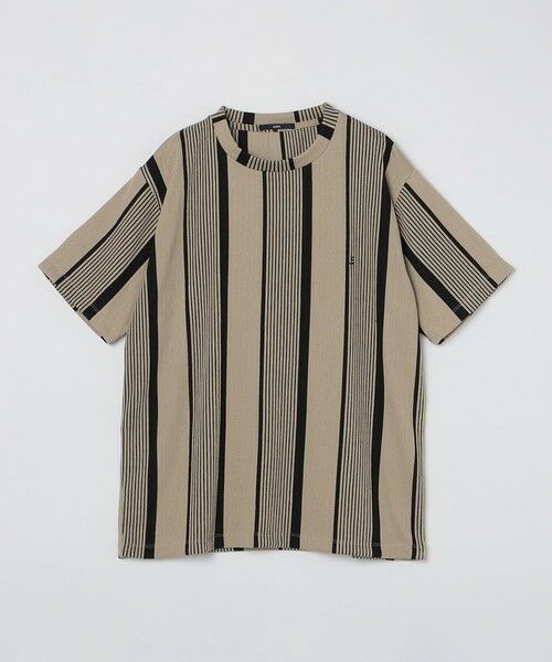 SHIPS / シップス Tシャツ | 【WEB限定】SHIPS:〈吸水速乾〉ワンポイント ロゴ リップル ストライプ Tシャツ | 詳細20