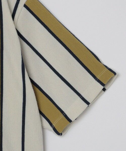 SHIPS / シップス Tシャツ | 【WEB限定】SHIPS:〈吸水速乾〉ワンポイント ロゴ リップル ストライプ Tシャツ | 詳細27