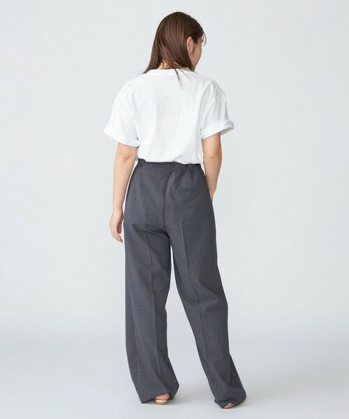 SHIPS / シップス Tシャツ | 【WEB限定】SHIPS: STYLISH STANDARD ロゴ 刺繍 Tシャツ | 詳細4