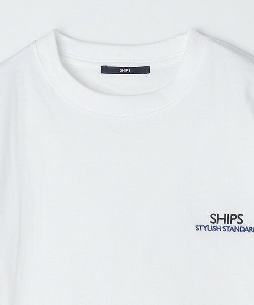 SHIPS / シップス Tシャツ | 【WEB限定】SHIPS: STYLISH STANDARD ロゴ 刺繍 Tシャツ | 詳細11
