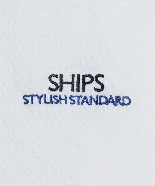 SHIPS / シップス Tシャツ | 【WEB限定】SHIPS: STYLISH STANDARD ロゴ 刺繍 Tシャツ | 詳細16