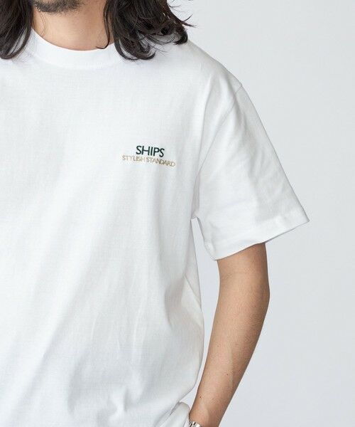 SHIPS / シップス Tシャツ | 【WEB限定】SHIPS: STYLISH STANDARD ロゴ 刺繍 Tシャツ | 詳細26