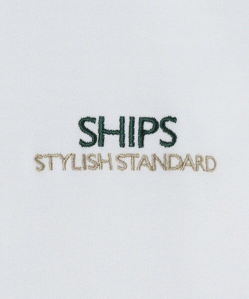SHIPS / シップス Tシャツ | 【WEB限定】SHIPS: STYLISH STANDARD ロゴ 刺繍 Tシャツ | 詳細28