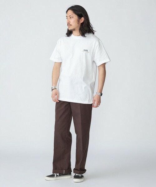 SHIPS / シップス Tシャツ | 【WEB限定】SHIPS: STYLISH STANDARD ロゴ 刺繍 Tシャツ | 詳細18