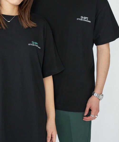 SHIPS / シップス Tシャツ | 【WEB限定】SHIPS: STYLISH STANDARD ロゴ 刺繍 Tシャツ | 詳細27