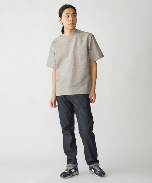 SHIPS / シップス Tシャツ | SHIPS:〈接触冷感・撥水等〉COOL DOTS(R) 2WAYストレッチ ドビープリントTシャツ | 詳細1