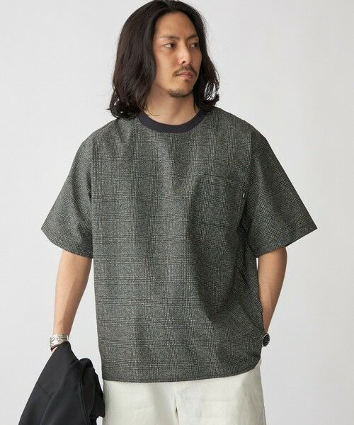 SHIPS / シップス Tシャツ | SHIPS:〈接触冷感・撥水等〉COOL DOTS(R) 2WAYストレッチ ドビープリントTシャツ | 詳細6