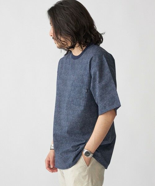 SHIPS / シップス Tシャツ | SHIPS:〈接触冷感・撥水等〉COOL DOTS(R) 2WAYストレッチ ドビープリントTシャツ | 詳細15