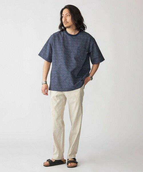 SHIPS / シップス Tシャツ | SHIPS:〈接触冷感・撥水等〉COOL DOTS(R) 2WAYストレッチ ドビープリントTシャツ | 詳細9