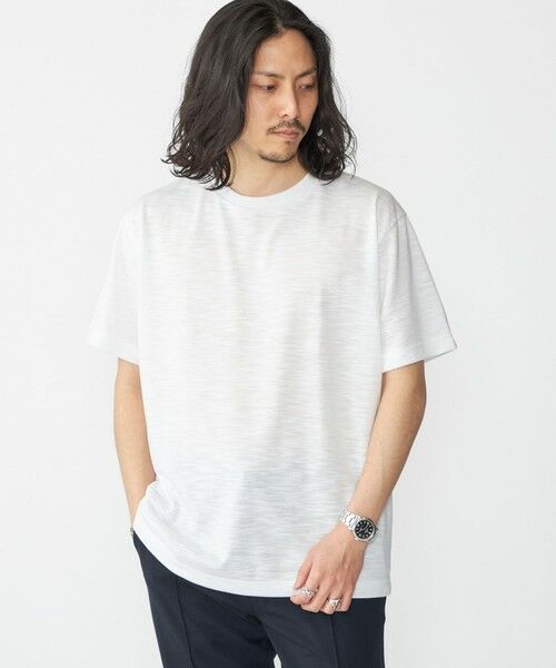 SHIPS / シップス Tシャツ | SHIPS: リネン ライク スラブ ショートスリーブ Tシャツ | 詳細2