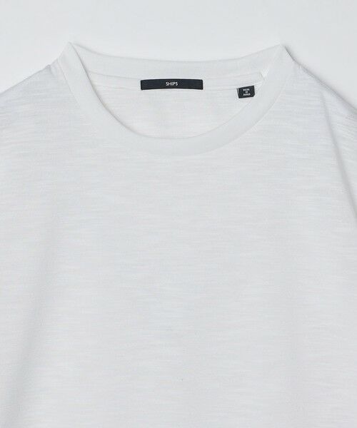 SHIPS / シップス Tシャツ | SHIPS: リネン ライク スラブ ショートスリーブ Tシャツ | 詳細5