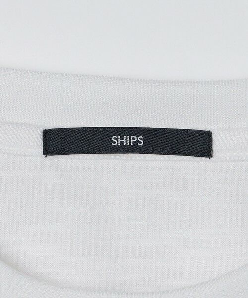 SHIPS / シップス Tシャツ | SHIPS: リネン ライク スラブ ショートスリーブ Tシャツ | 詳細6