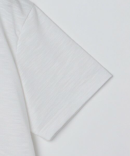 SHIPS / シップス Tシャツ | SHIPS: リネン ライク スラブ ショートスリーブ Tシャツ | 詳細7