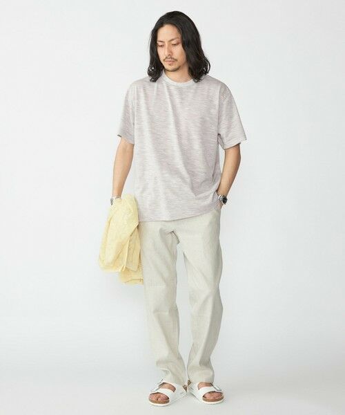 SHIPS / シップス Tシャツ | SHIPS: リネン ライク スラブ ショートスリーブ Tシャツ | 詳細10