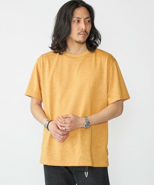 SHIPS / シップス Tシャツ | SHIPS: リネン ライク スラブ ショートスリーブ Tシャツ | 詳細15