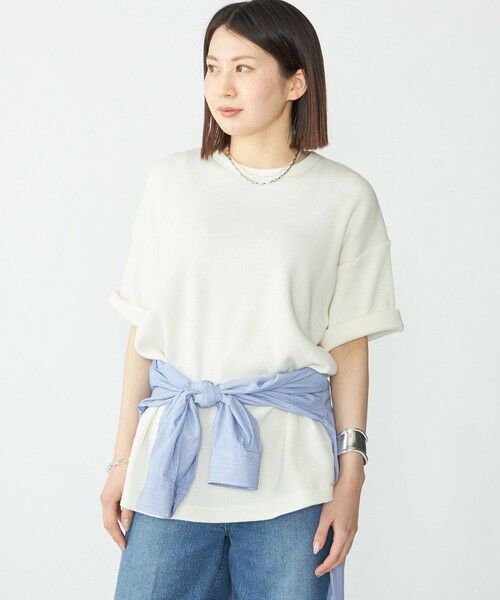 SHIPS / シップス Tシャツ | SHIPS: ベーシック ワッフル ショートスリーブ | 詳細2