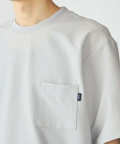 SHIPS / シップス Tシャツ | SHIPS: COOLMAX(R) シアサッカー Tシャツ | 詳細8