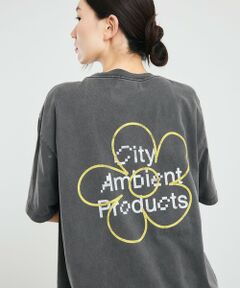 SHIPS / シップス Tシャツ | City Ambient Products: フラワー プリント フェード ピグメント Tシャツ