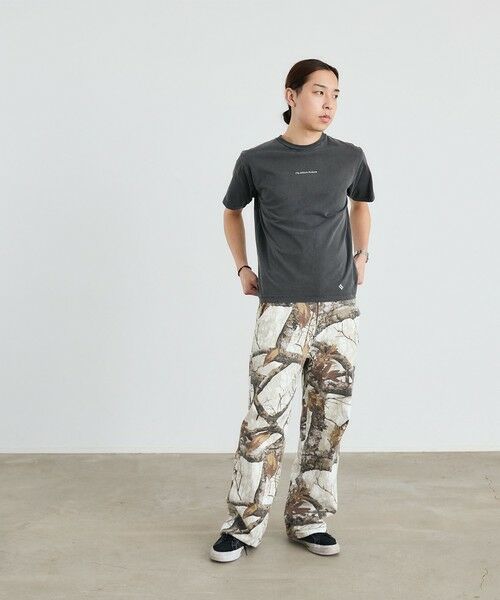 SHIPS / シップス Tシャツ | City Ambient Products: フラワー プリント フェード ピグメント Tシャツ | 詳細2