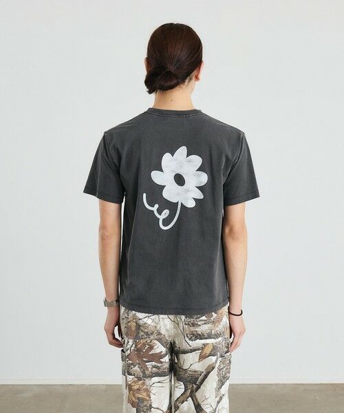SHIPS / シップス Tシャツ | City Ambient Products: フラワー プリント フェード ピグメント Tシャツ | 詳細3