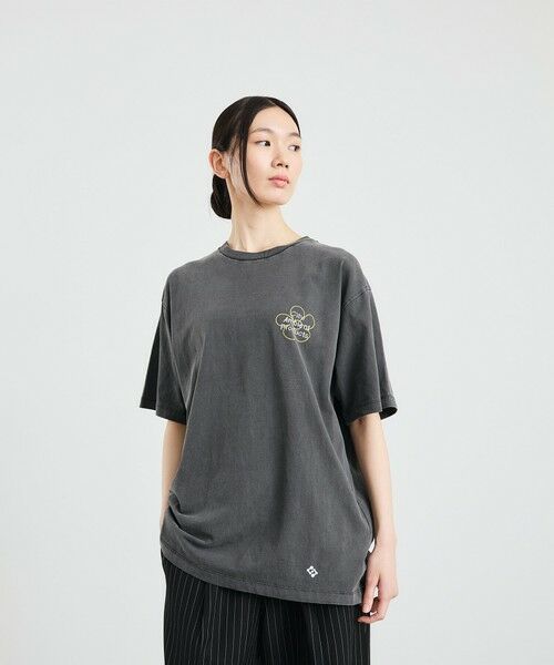 SHIPS / シップス Tシャツ | City Ambient Products: フラワー プリント フェード ピグメント Tシャツ | 詳細11